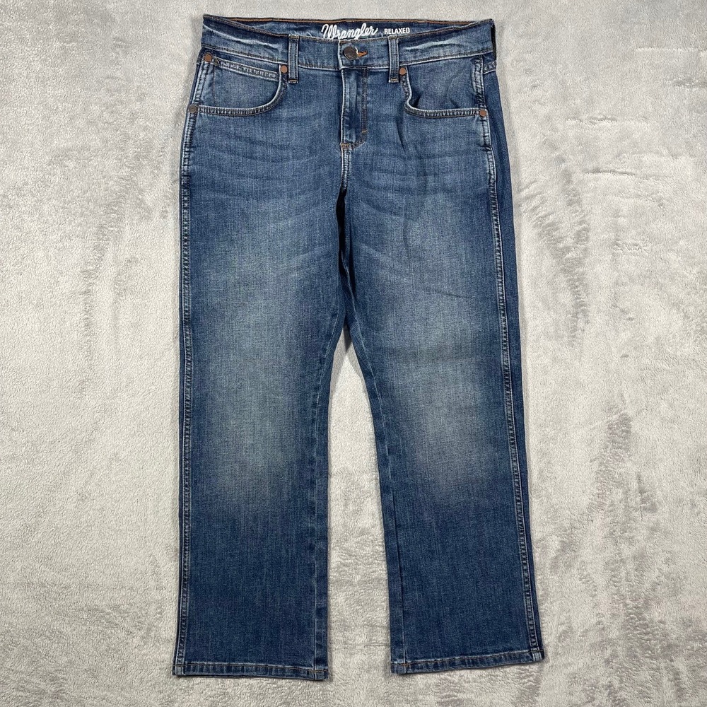Wrangler Retro Relaxed Boot Jeans Mens 29(30)x30(29) Blue Medium‎ Wash WRT20MI